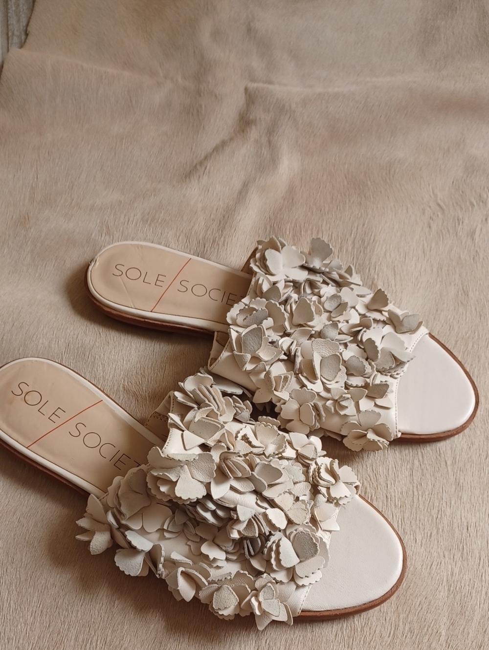 Sole Society Leather Sandals